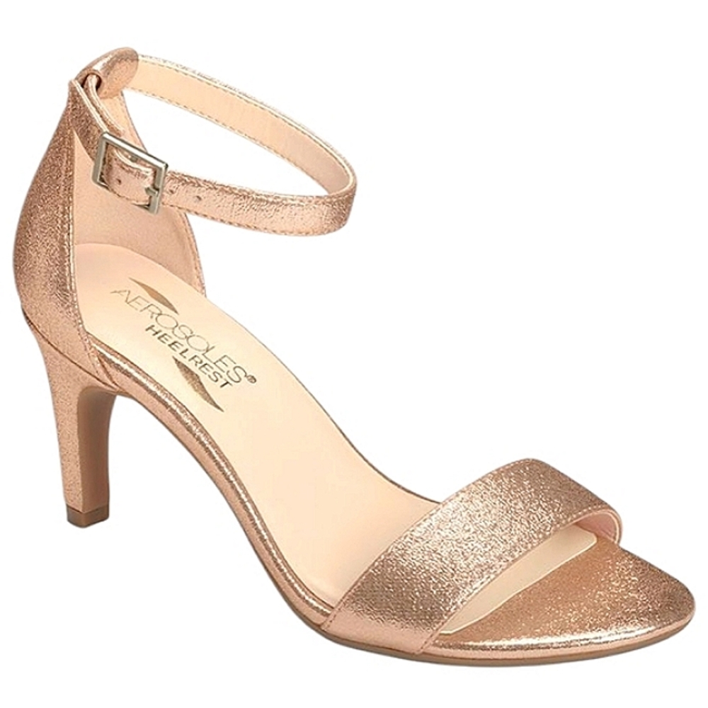 Brand NEW AEROSOLES Gold Heels